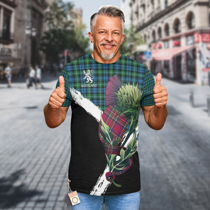 Printivon Lyon Clan T Shirt Scottish Thistle Gift