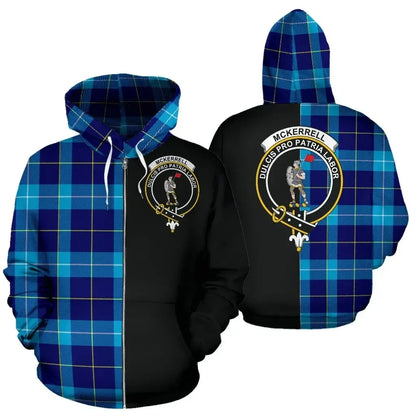 Printivon Custom Your Text Mckerrell Tartan Hoodie Half Of Me