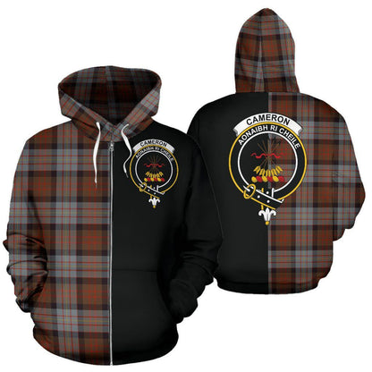 Printivon Custom Your Text Cameron Of Erracht Weathered Tartan Hoodie Half Of Me