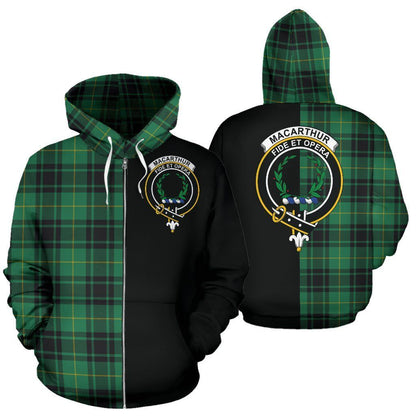 Printivon Custom Your Text Macarthur Ancient Tartan Hoodie Half Of Me