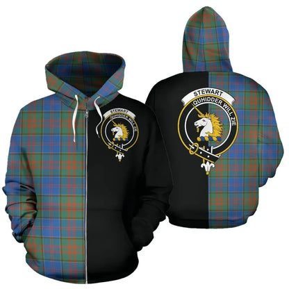 Printivon Custom Your Text Stewart Of Appin Hunting Ancient Tartan Hoodie Half Of Me