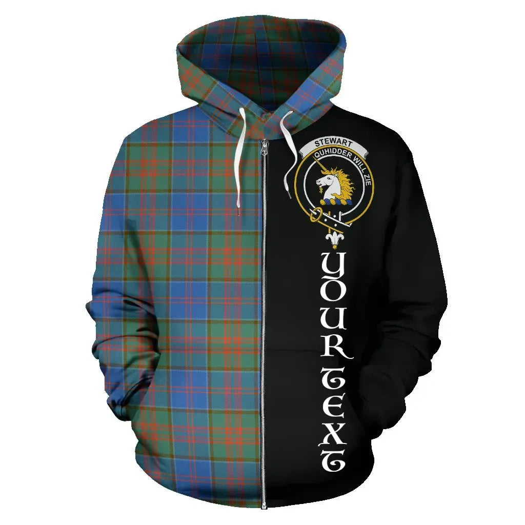 Printivon Custom Your Text Stewart Of Appin Hunting Ancient Tartan Hoodie Half Of Me