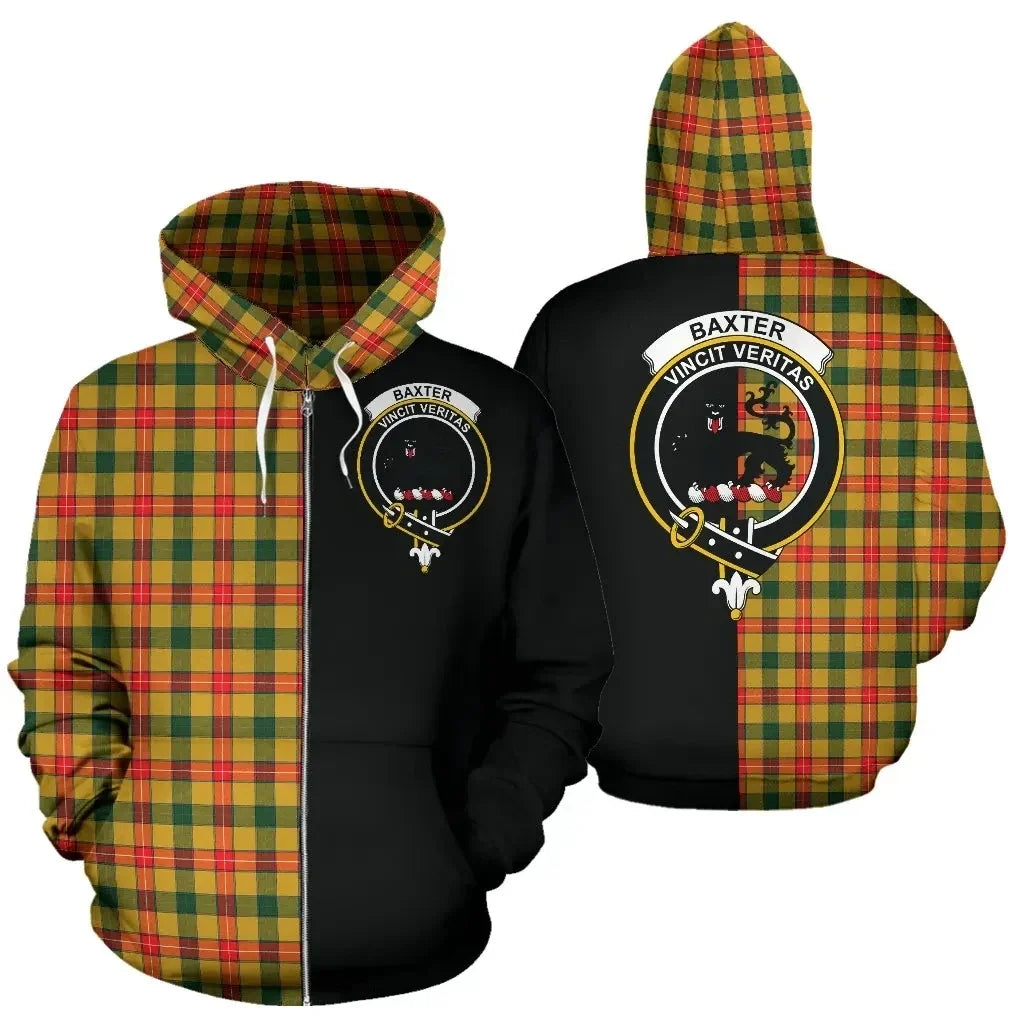 Printivon Custom Your Text Baxter Tartan Hoodie Half Of Me