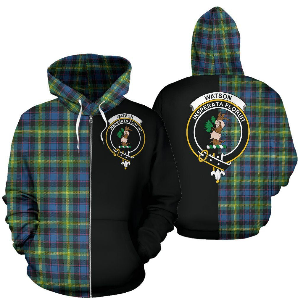 Printivon Custom Your Text Watson Ancient Tartan Hoodie Half Of Me