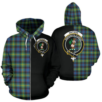 Printivon Custom Your Text Watson Ancient Tartan Hoodie Half Of Me