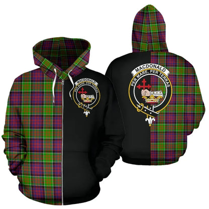 Printivon Custom Your Text Macdonald Of Clanranald Tartan Hoodie Half Of Me
