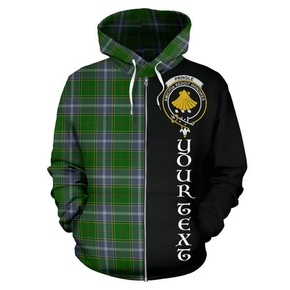 Printivon Custom Your Text Pringle Tartan Hoodie Half Of Me