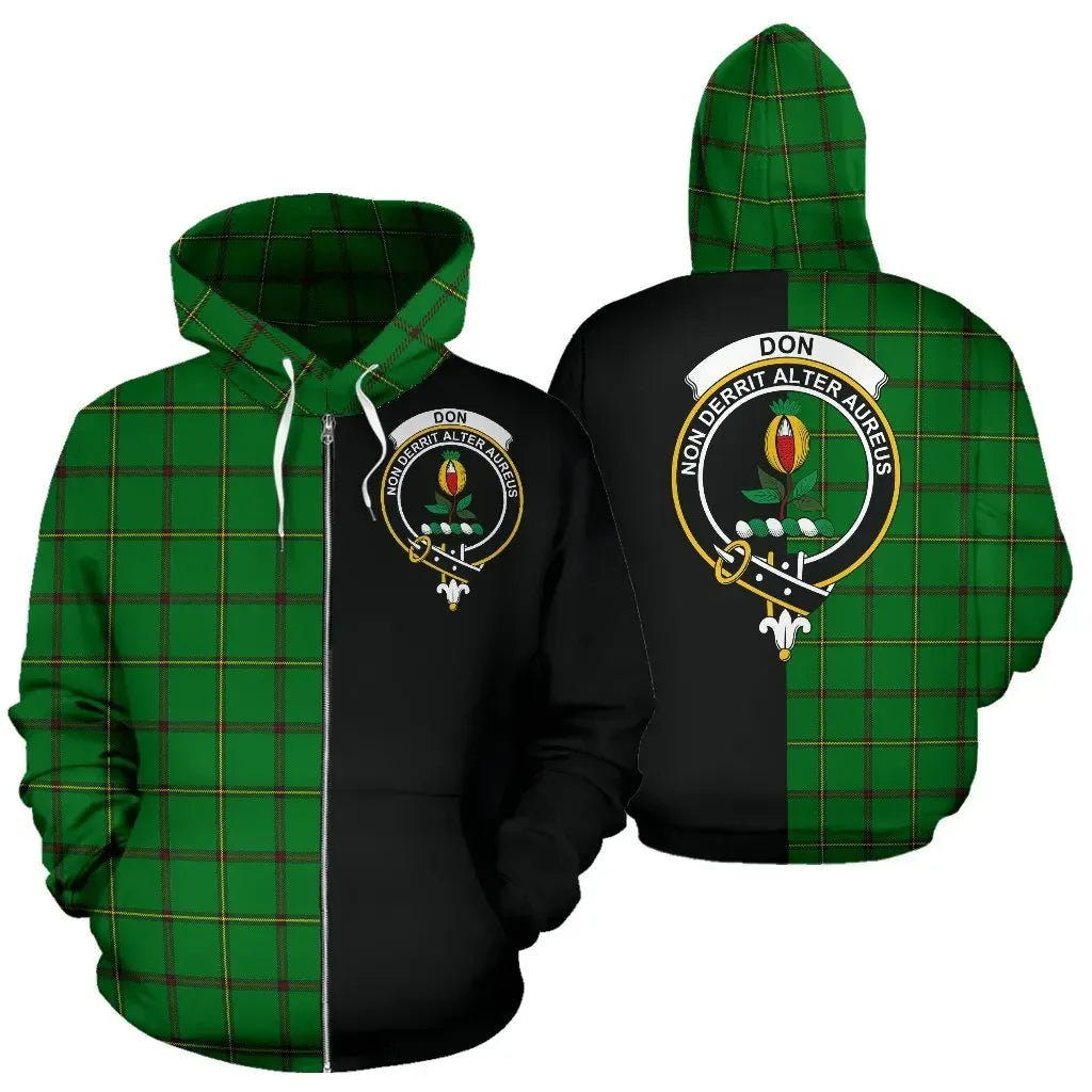 Printivon Custom Your Text Don Tribe Of Mar Tartan Hoodie Half Of Me