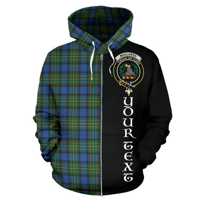 Printivon Custom Your Text Maclaren Ancient Tartan Hoodie Half Of Me