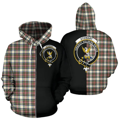 Printivon Custom Your Text Stewart Dress Ancient Tartan Hoodie Half Of Me