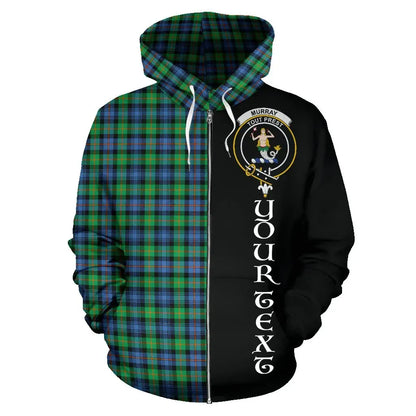 Printivon Custom Your Text Murray Of Atholl Ancient Tartan Hoodie Half Of Me