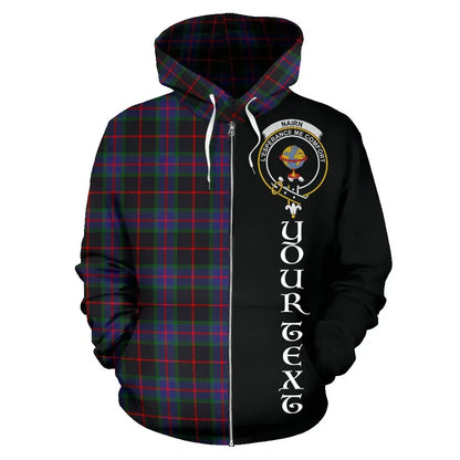 Printivon Custom Your Text Nairn Tartan Hoodie Half Of Me