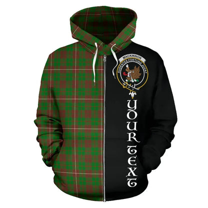 Printivon Custom Your Text Mackinnon Hunting Modern Tartan Hoodie Half Of Me