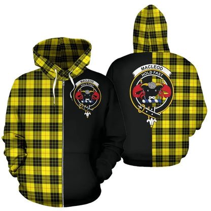 Printivon Custom Your Text Macleod Of Lewis Modern Tartan Hoodie Half Of Me