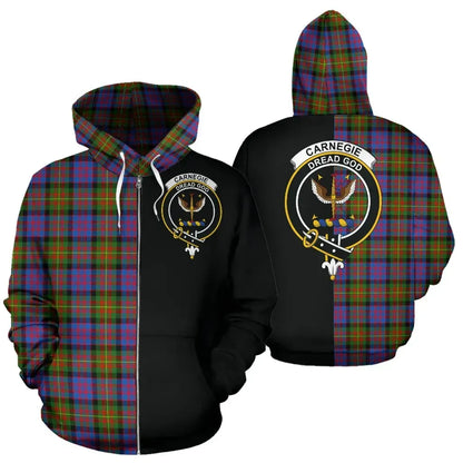 Printivon Custom Your Text Carnegie Ancient Tartan Hoodie Half Of Me
