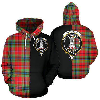 Printivon Custom Your Text Maclean Of Duart Modern Tartan Hoodie Half Of Me