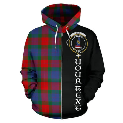 Printivon Custom Your Text Mar Tartan Hoodie Half Of Me