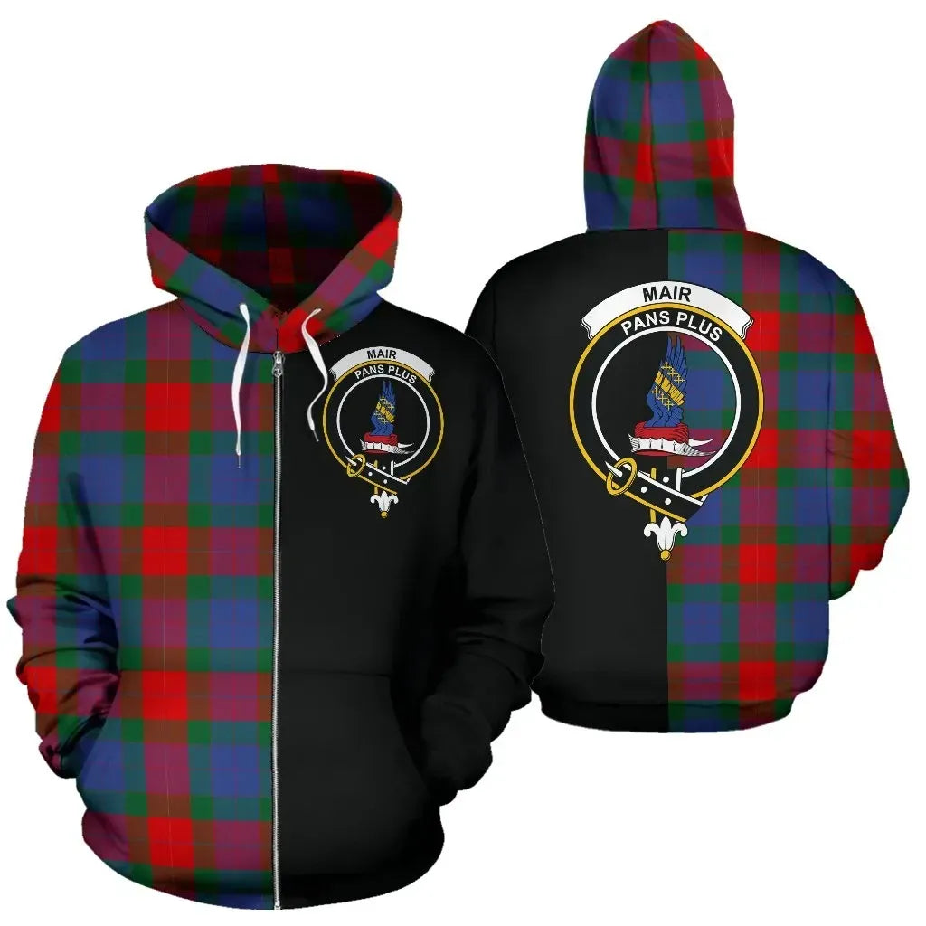 Printivon Custom Your Text Mar Tartan Hoodie Half Of Me
