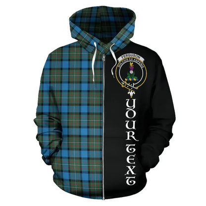 Printivon Custom Your Text Fergusson Ancient Tartan Hoodie Half Of Me