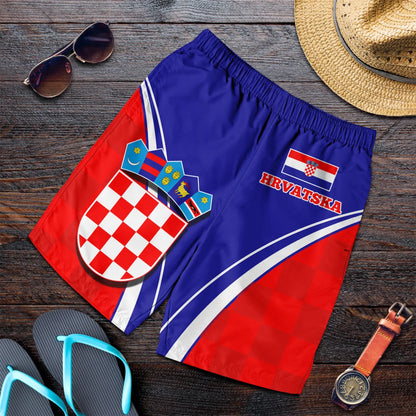 Croatia Men's Shorts Crotian Pride
