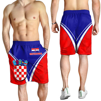 Croatia Men's Shorts Crotian Pride