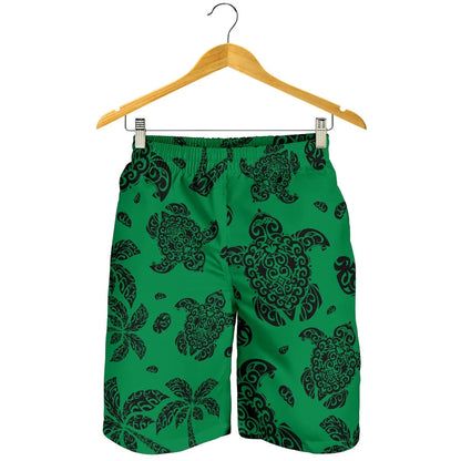 Hawaii Shorts Tribal Turtle Palm Tree All Over Print Men's Shorts