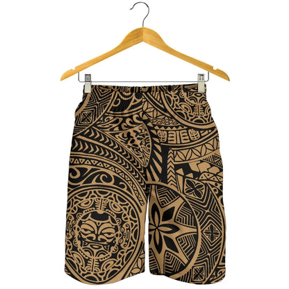 Hawaii Shorts Tribal Tiki Sun God All Over Print Men's Shorts