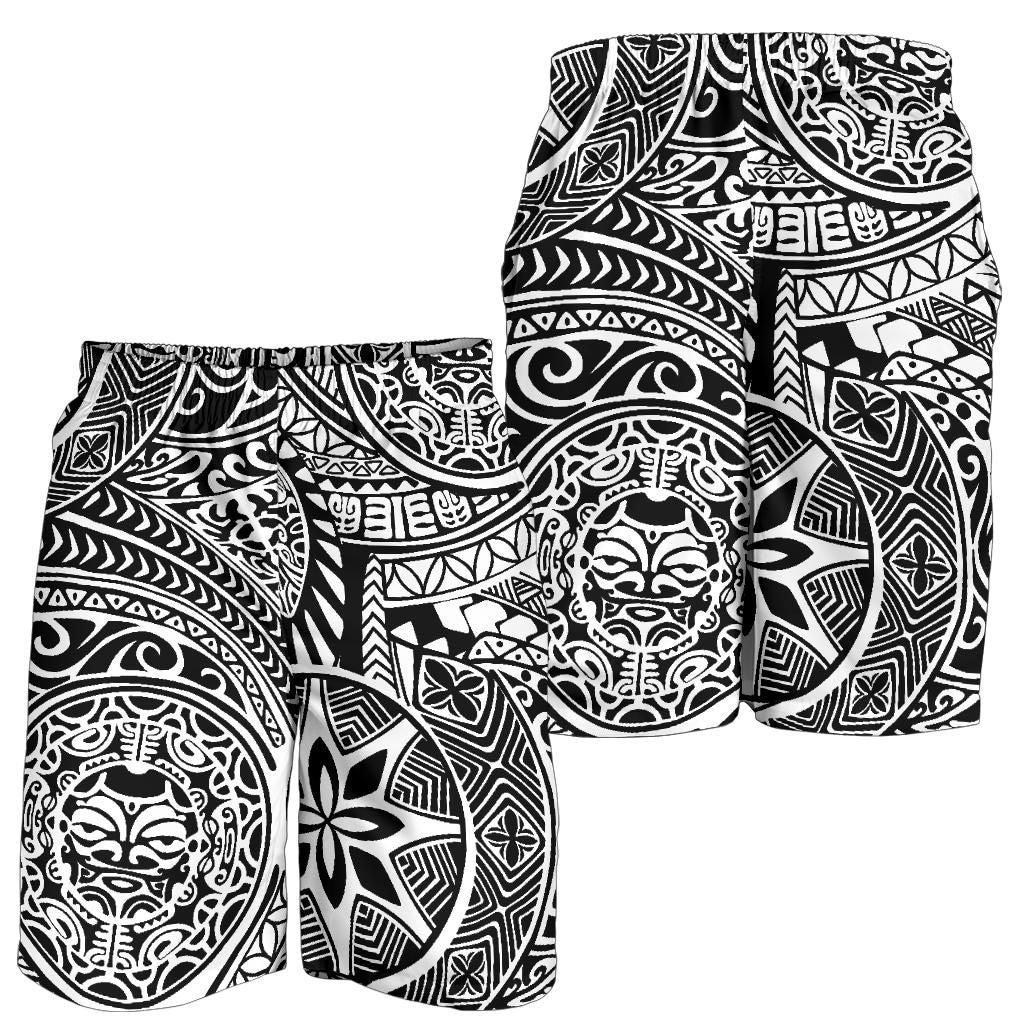 Hawaii Shorts Tribal Tiki Sun God All Over Print Men's Shorts