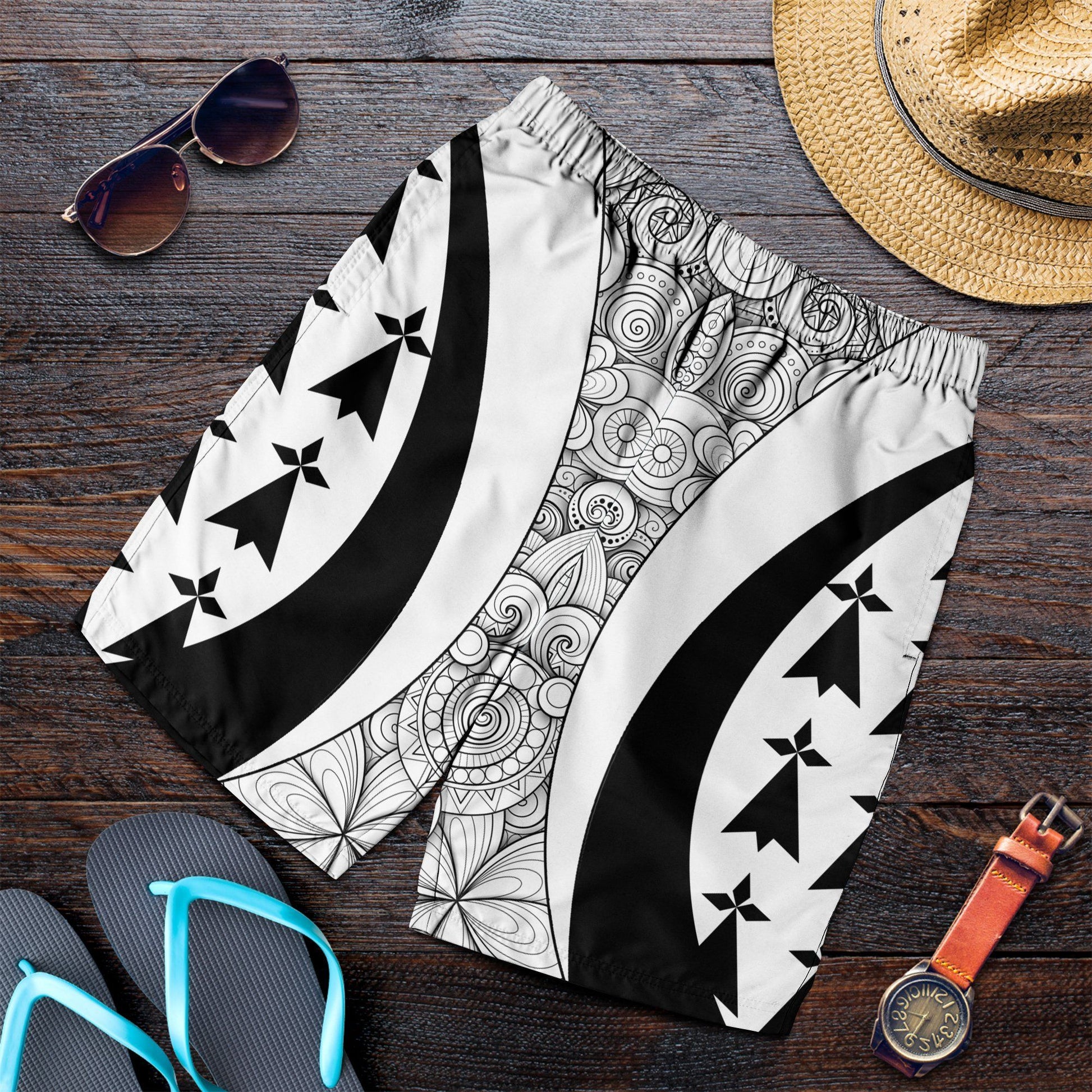 CelticOne Men Short Brittany White Style