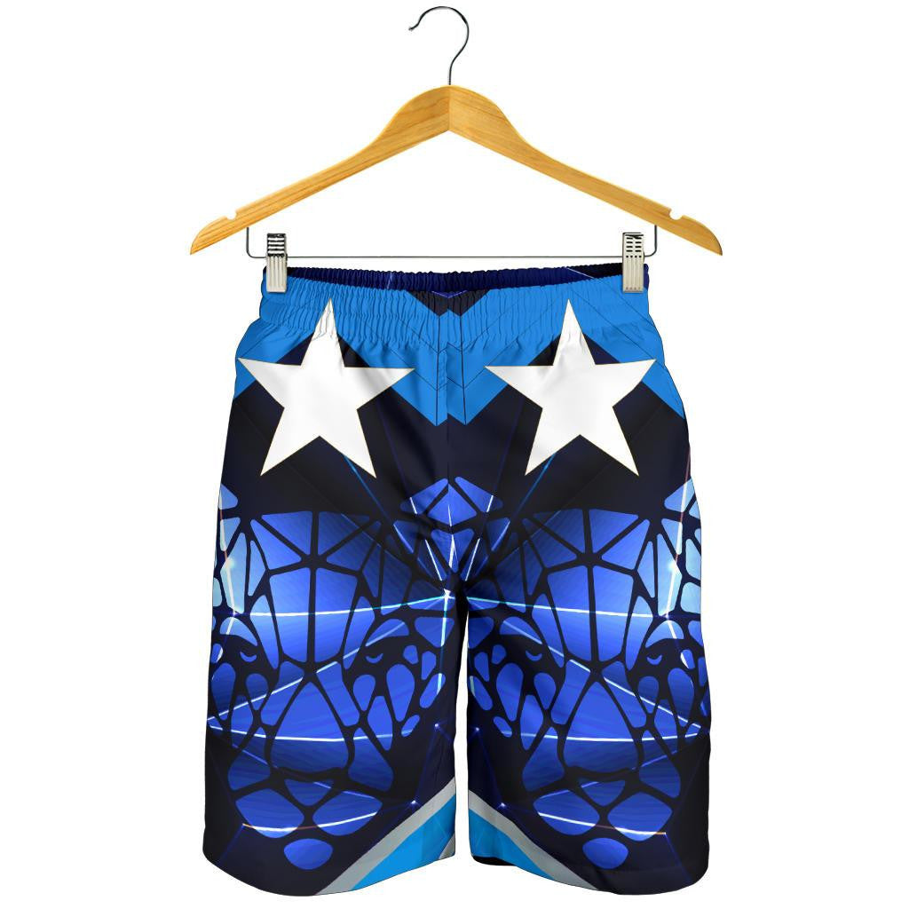 Somalia Men's Shorts Coat of Arms Somalia With Leopard