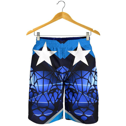 Somalia Men's Shorts Coat of Arms Somalia With Leopard