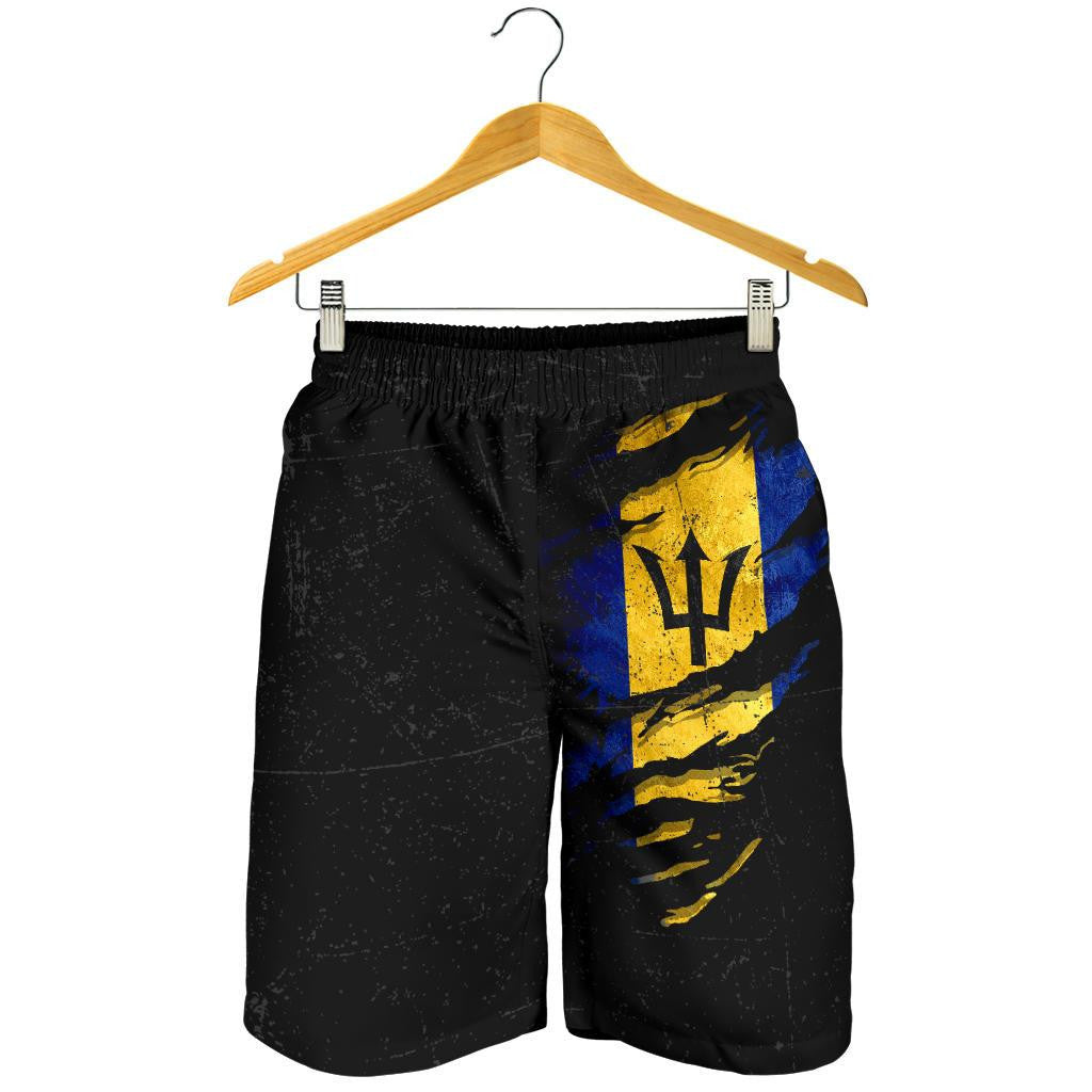 Barbados In Me All Over Print Men's Shorts Special Grunge Style