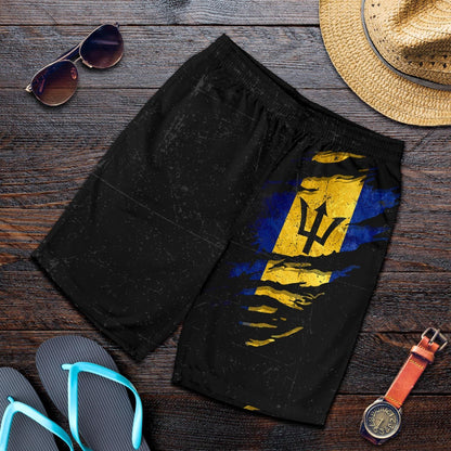 Barbados In Me All Over Print Men's Shorts Special Grunge Style