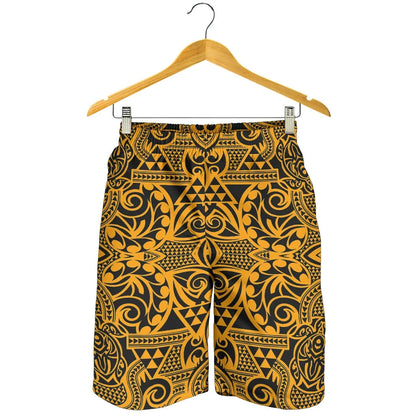 Hawaii Shorts Tribal Turtle All Over Print Men's Shorts