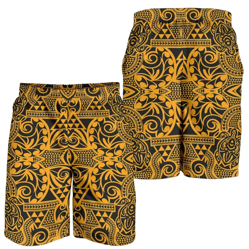 Hawaii Shorts Tribal Turtle All Over Print Men's Shorts