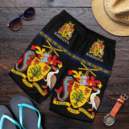 Barbados United All Over Print Men's Shorts