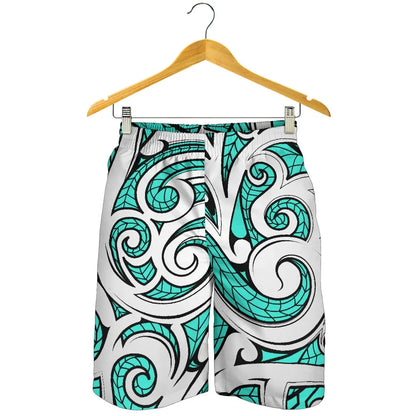 Hawaii Shorts Maori All Over Print Men's Shorts