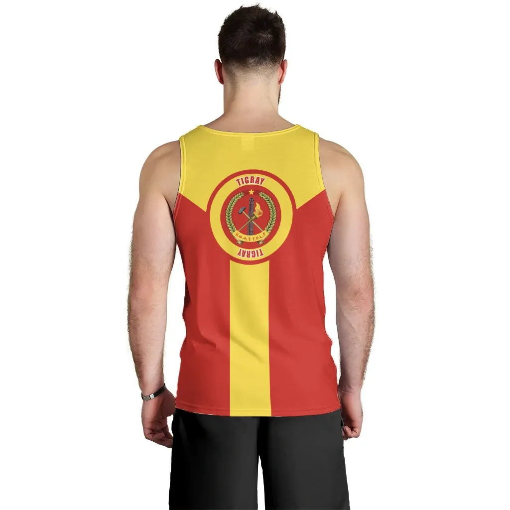 Tigray Tank Top Tigray Rising Coat Of Arms Men