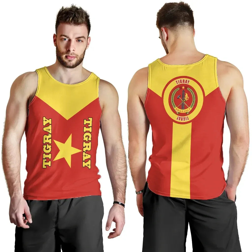 Tigray Tank Top Tigray Rising Coat Of Arms Men