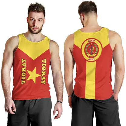 Tigray Tank Top Tigray Rising Coat Of Arms Men