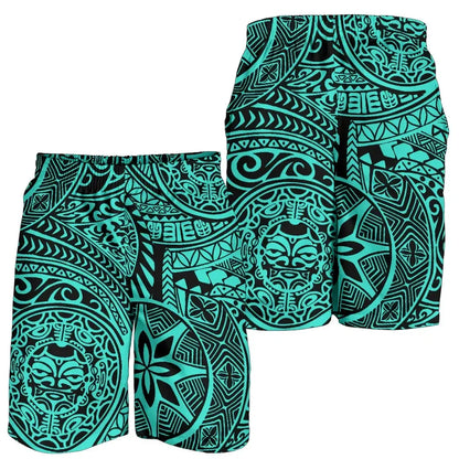 Hawaii Shorts Tribal Tiki Sun God All Over Print Men's Shorts