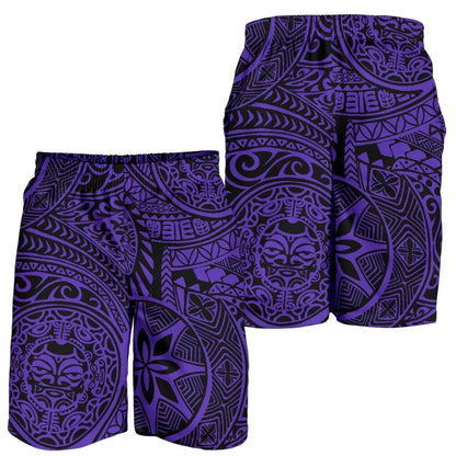 Hawaii Shorts Tribal Tiki Sun God All Over Print Men's Shorts