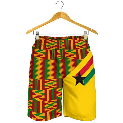 Ghana Shorts Ankara Tops Striped Men