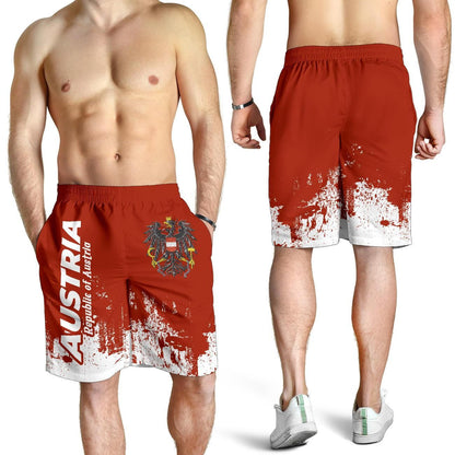 Austria Men's Shorts Smudge Style