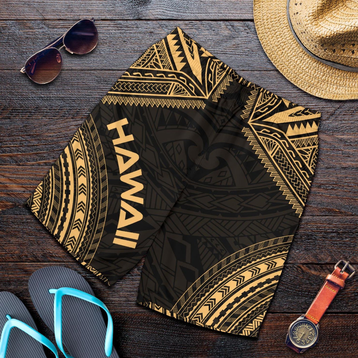 Hawaii Shorts Tribal All Over Print Men's Shorts