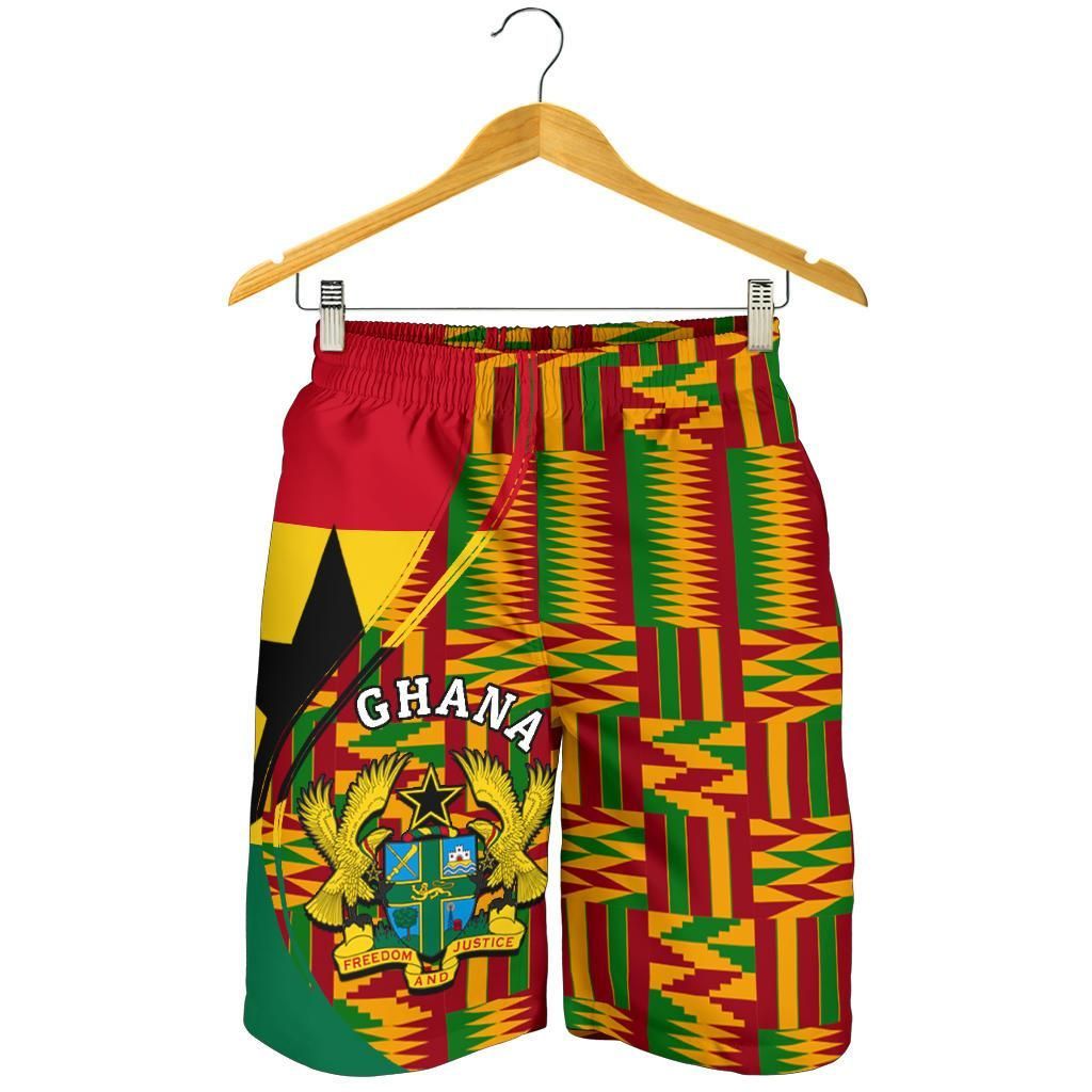 Ghana Men's Shorts Kente Cloth
