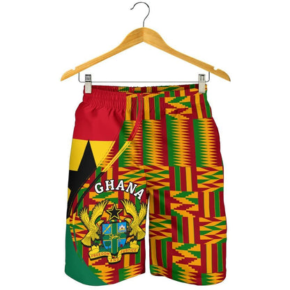 Ghana Men's Shorts Kente Cloth