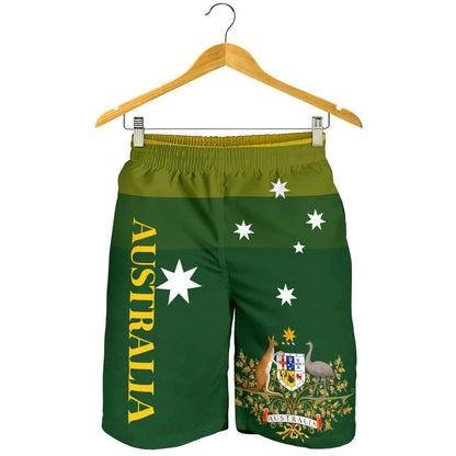 Australia Shorts Coat Of Arms Radiant Color Men