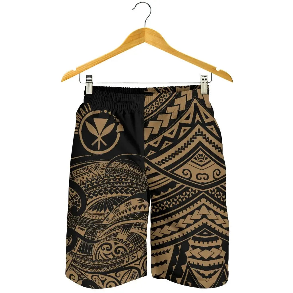 Hawaii Shorts Tribal Kanaka Maoli All Over Print Men's Shorts Th5