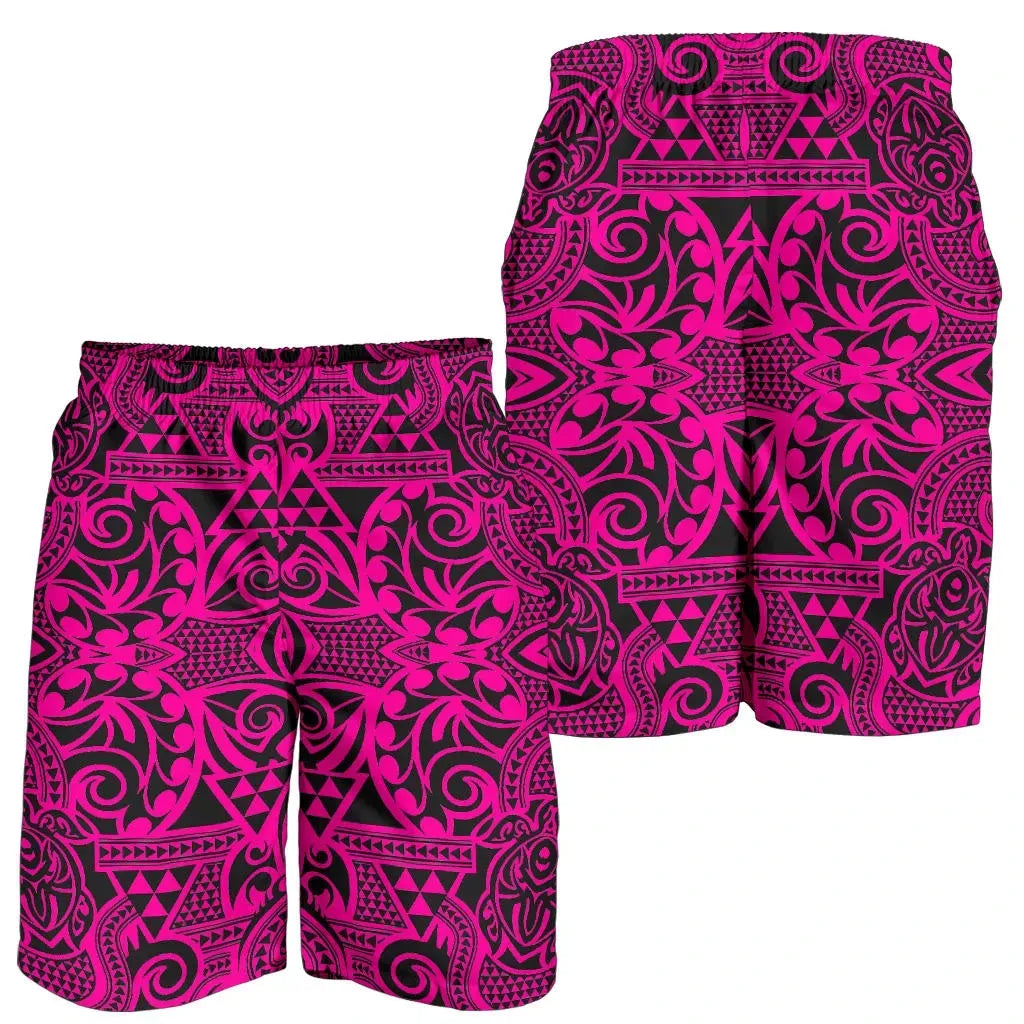 Hawaii Shorts Tribal Turtle All Over Print Men's Shorts